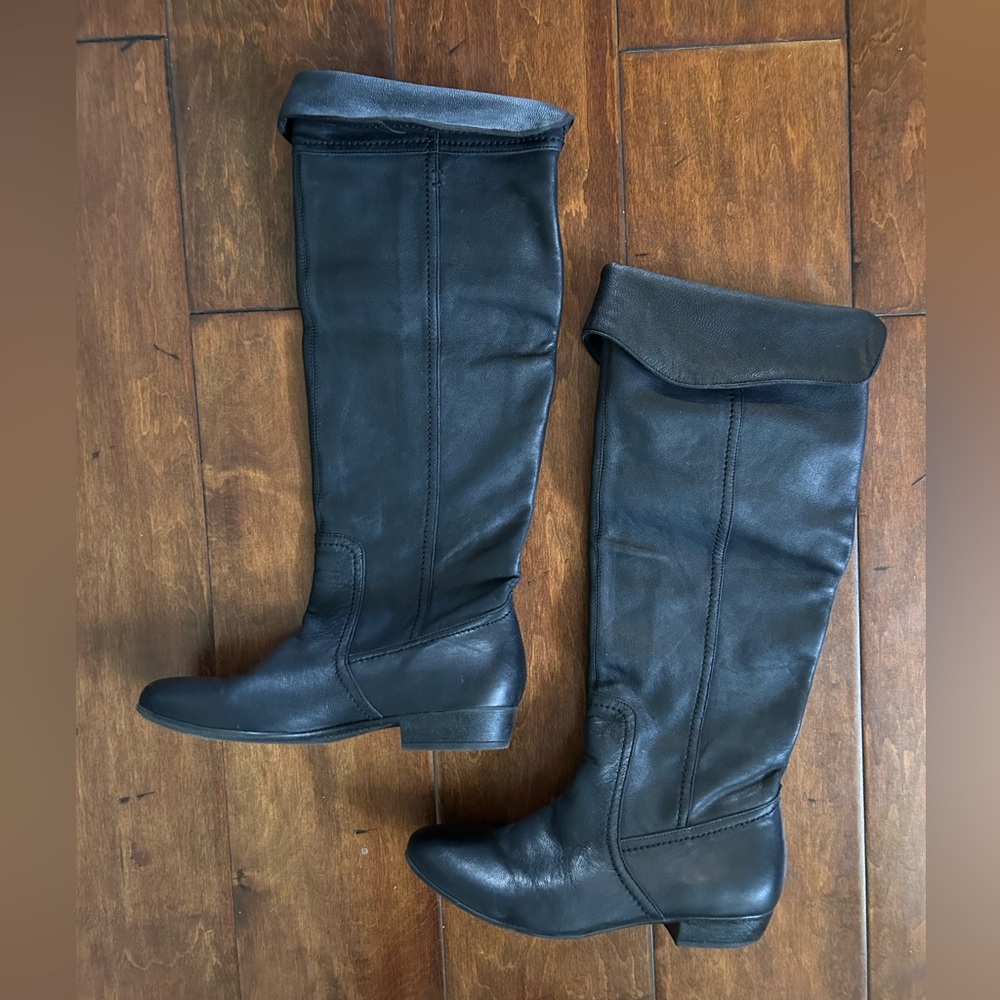 Nicole brand Buster black over the knee boots Size 8 - Nice condition!
